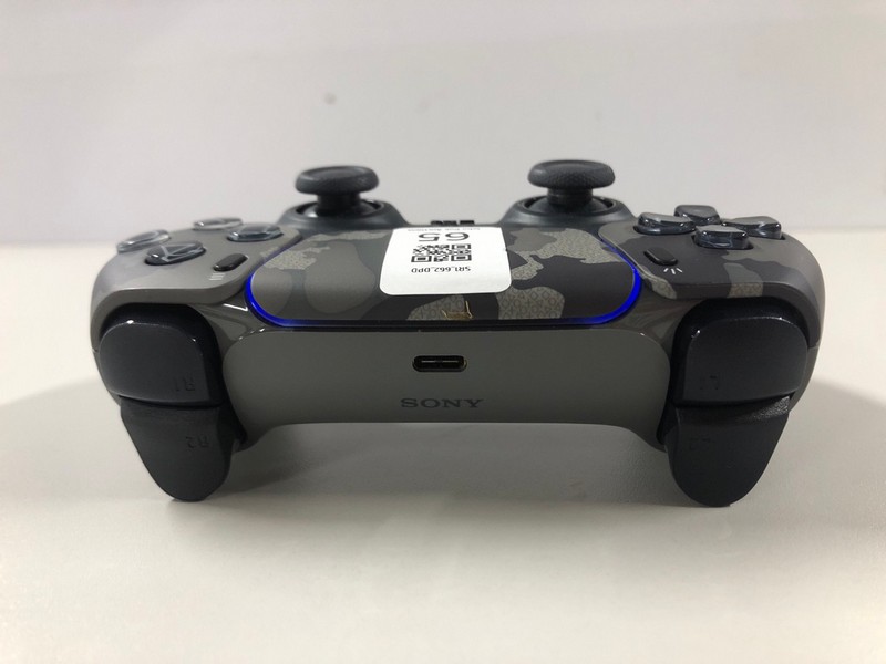 Lot 65  
            Nottingham SR1 - Delivery Only 

                
PLAYSTATION 5 DUAL SENSE WIRELESS CONTROLLER - GREY CAMO - ORIGINAL RRP - £74.99