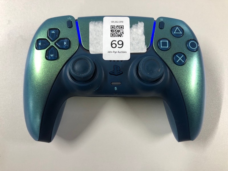 Lot 69  
            Nottingham SR1 - Delivery Only 

                
PLAYSTATION 5 DUAL SENSE WIRELESS CONTROLLER - CHROMA TEAL - ORIGINAL RRP - £74.99