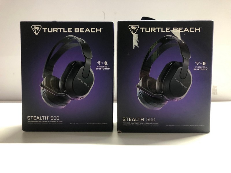 Lot 700  
            Nottingham SR1 - Delivery Only 

                
2 X TURTLE BEACH STEALTH 500 WIRELESS GAMING HEADSETS (PLAYSTATION, XBOX & PC) - ...