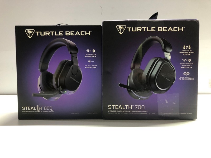 Lot 701  
            Nottingham SR1 - Delivery Only 

                
2 X TURTLE BEACH HEADSETS INC. STEALTH 700 WIRELESS GAMING HEADSET (PLAYSTATION, ...