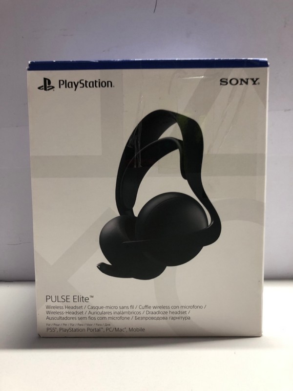 Lot 705  
            Nottingham SR1 - Delivery Only 

                
PLAYSTATION PULSE ELITE WIRELESS GAMING HEADSET (PS5) - BLACK - ORIGINAL RRP - £1...