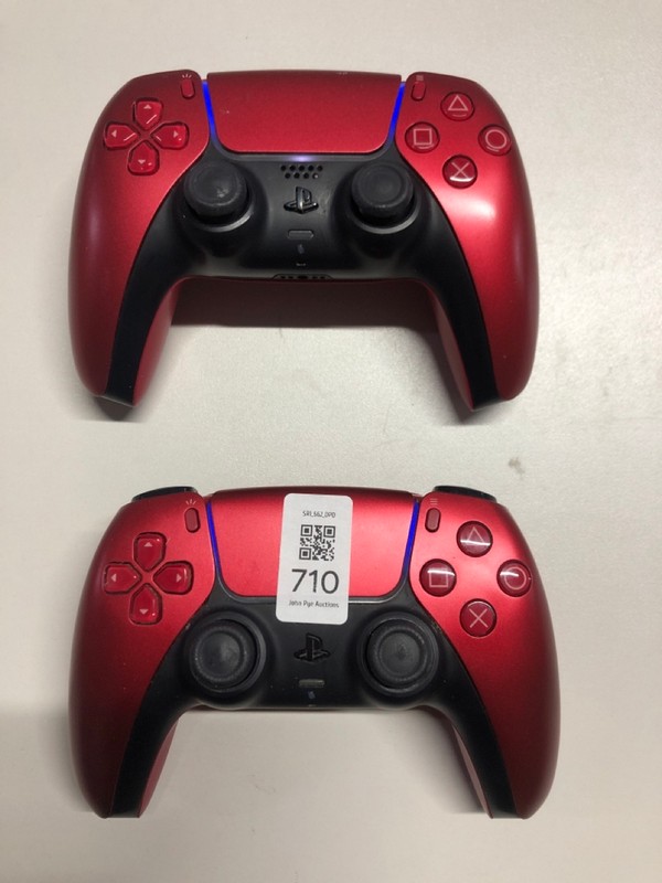 Lot 710  
            Nottingham SR1 - Delivery Only 

                
2 X PLAYSTATION 5 DUAL SENSE WIRELESS CONTROLLER (DAMAGED)