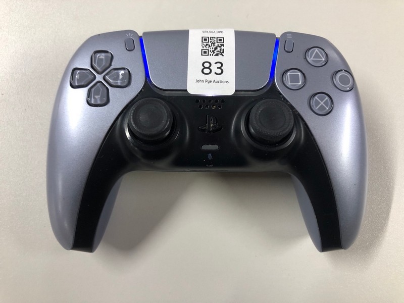 Lot 83  
            Nottingham SR1 - Delivery Only 

                
PLAYSTATION 5 DUAL SENSE WIRELESS CONTROLLER - STERLING SILVER - ORIGINAL RRP - £...