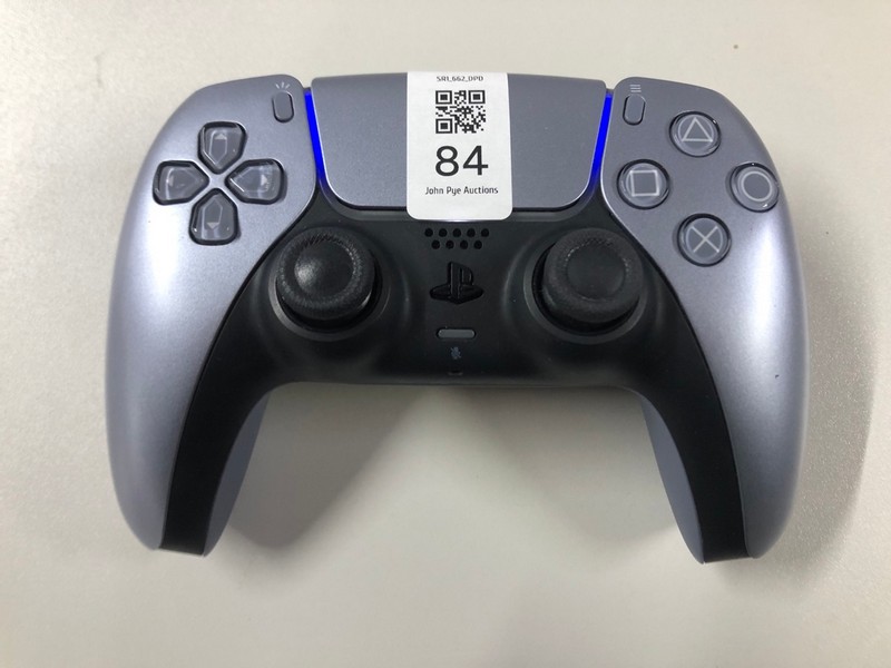 Lot 84  
            Nottingham SR1 - Delivery Only 

                
PLAYSTATION 5 DUAL SENSE WIRELESS CONTROLLER - STERLING SILVER - ORIGINAL RRP - £...