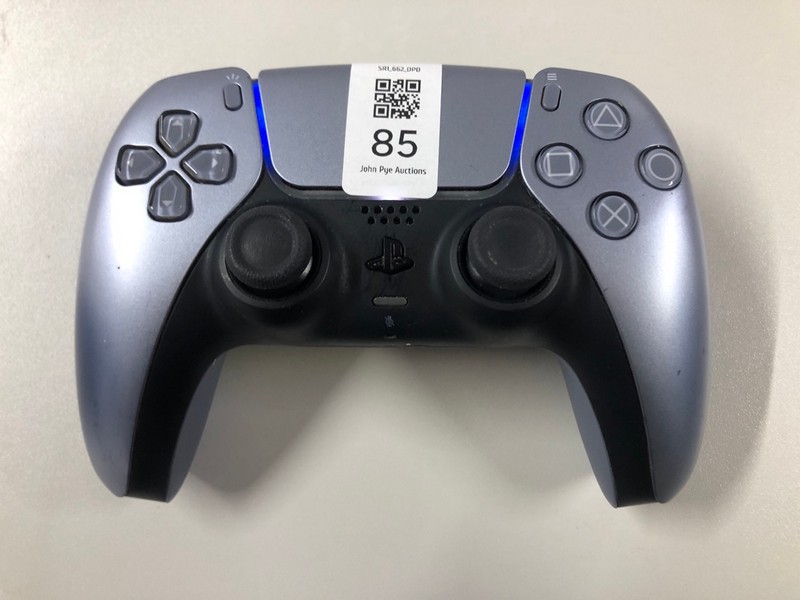 Lot 85  
            Nottingham SR1 - Delivery Only 

                
PLAYSTATION 5 DUAL SENSE WIRELESS CONTROLLER - STERLING SILVER - ORIGINAL RRP - £...