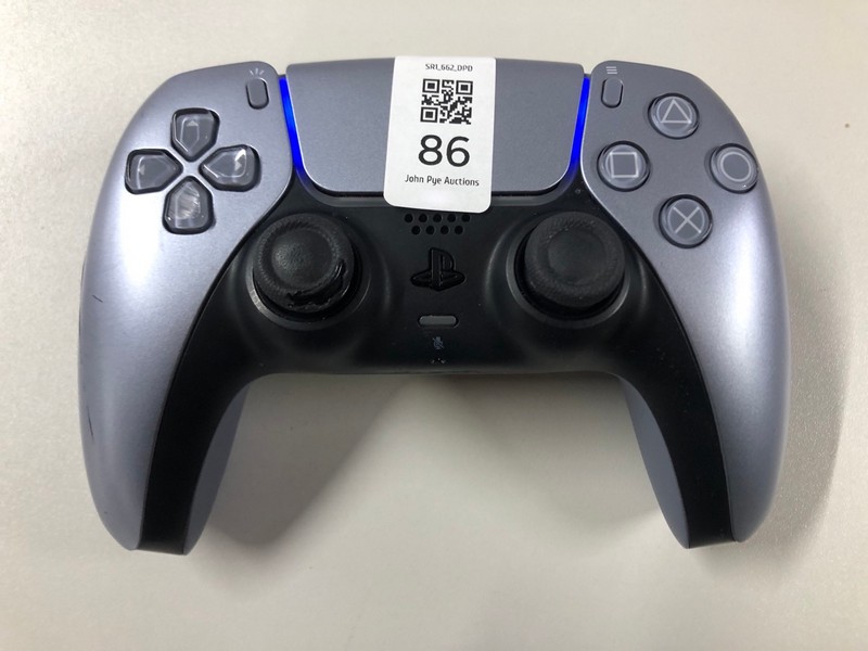 Lot 86  
            Nottingham SR1 - Delivery Only 

                
PLAYSTATION 5 DUAL SENSE WIRELESS CONTROLLER - STERLING SILVER - ORIGINAL RRP - £...