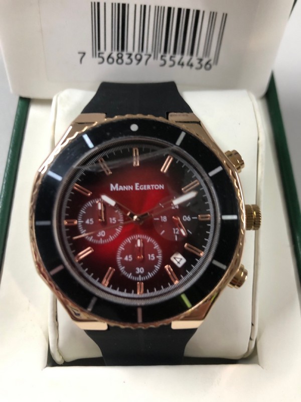 Lot 93  
            Nottingham SR1 - Delivery Only 

                
MANN EGERTON ASTRO ROSE RED WATCH MODEL: ME0122