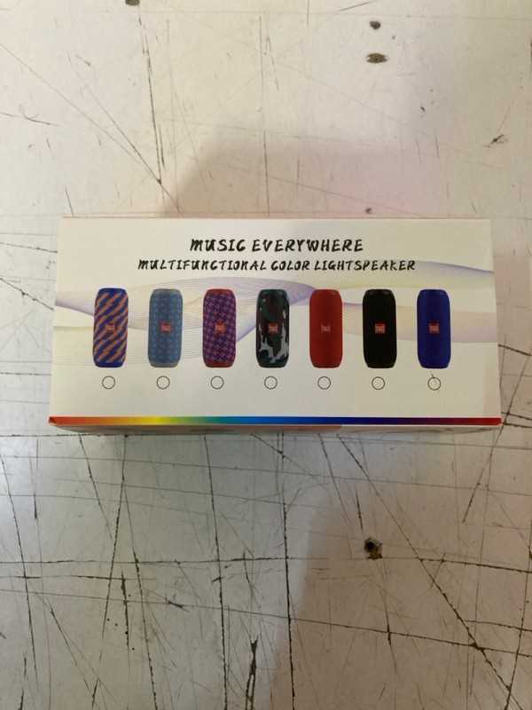 Lot 107  
            Nottingham SR3 - Delivery Only 

                
T&G PORTABLE WIRELESS SPEAKER MODEL NO: TG-117