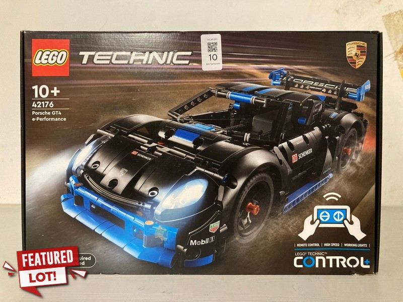 Lot 10  
            Nottingham SR3 - Delivery Only 

                
LEGO TECHNIC PORSCHE GT4 E-PERFORMANCE
