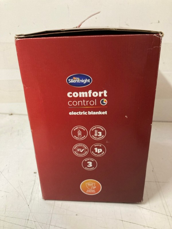 Lot 132  
            Nottingham SR3 - Delivery Only 

                
SILENT NIGHT COMFORT CONTROL ELECTRIC BLANKET