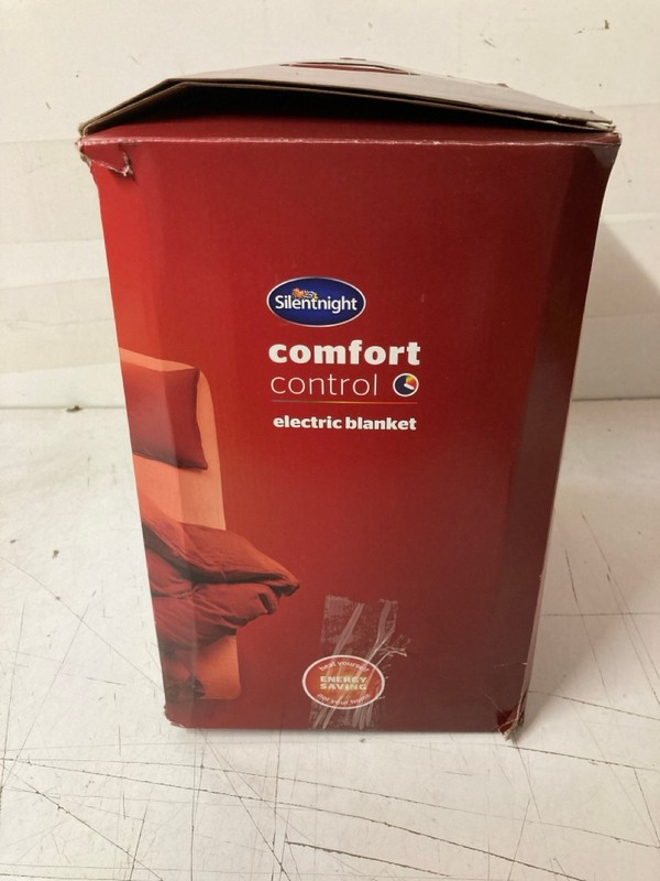Lot 133  
            Nottingham SR3 - Delivery Only 

                
SILENT NIGHT COMFORT CONTROL ELECTRIC BLANKET