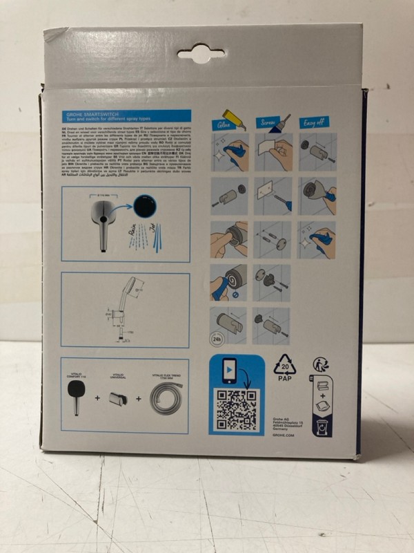 Lot 139  
            Nottingham SR3 - Delivery Only 

                
GROHE QUICKFIX VITALIO COMFORT WALL HOLDER