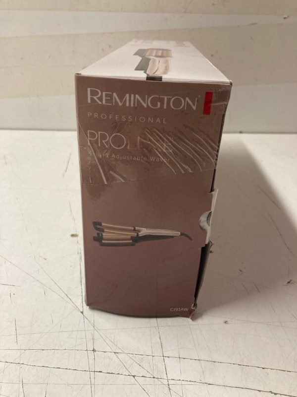Lot 140  
            Nottingham SR3 - Delivery Only 

                
REMINGTON PROLUXE 4 IN 1 ADJUSTABLE WAVER