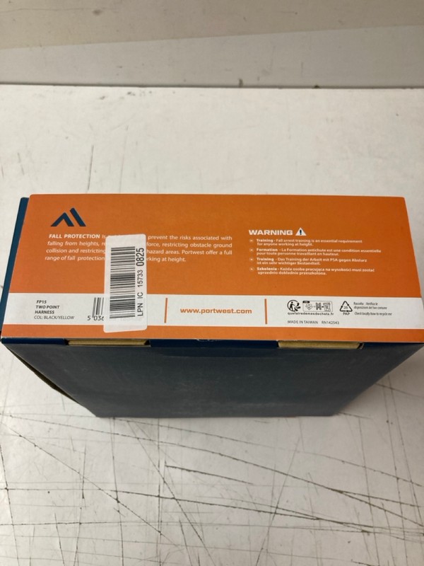 Lot 142  
            Nottingham SR3 - Delivery Only 

                
PORTWEST 2 POINT COMFORT PLUS HARNESS