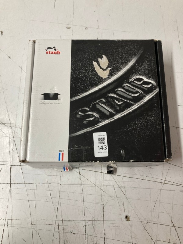 Lot 143  
            Nottingham SR3 - Delivery Only 

                
STAUB LA COCOTTE CAST IRON