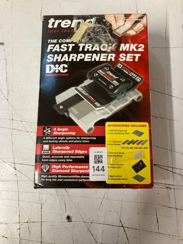 Lot 144  
            Nottingham SR3 - Delivery Only 

                
TREND FAST TRACK MK2 SHARPENER SET