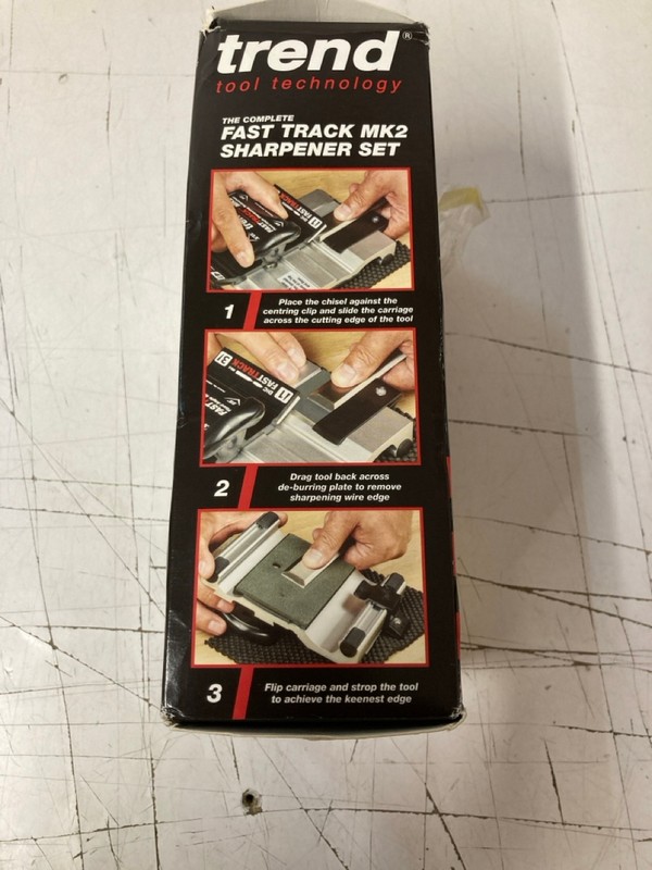 Lot 144  
            Nottingham SR3 - Delivery Only 

                
TREND FAST TRACK MK2 SHARPENER SET