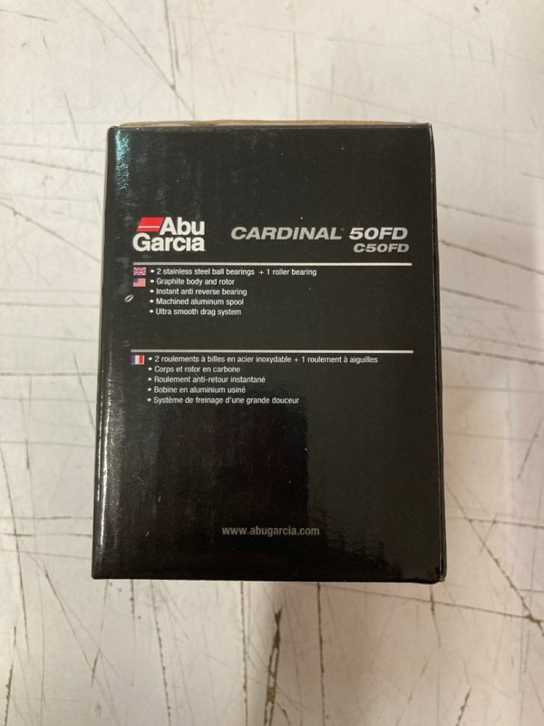 Lot 145  
            Nottingham SR3 - Delivery Only 

                
ABU GARCIA CARDINAL 50FD