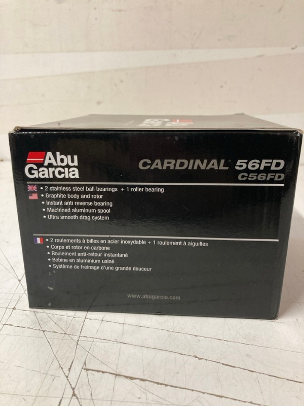 Lot 146  
            Nottingham SR3 - Delivery Only 

                
ABU GARCIA CARDINAL 56FD