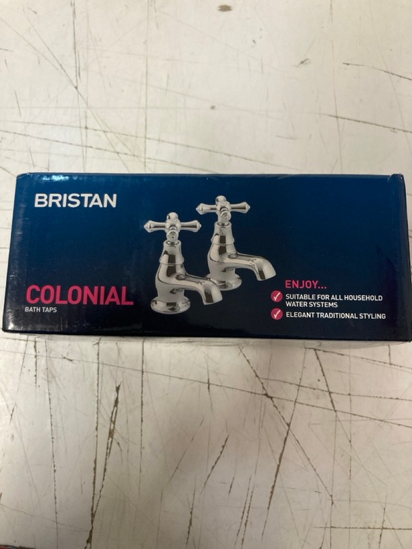 Lot 147  
            Nottingham SR3 - Delivery Only 

                
BRISTAN COLONIAL BATH TAPS