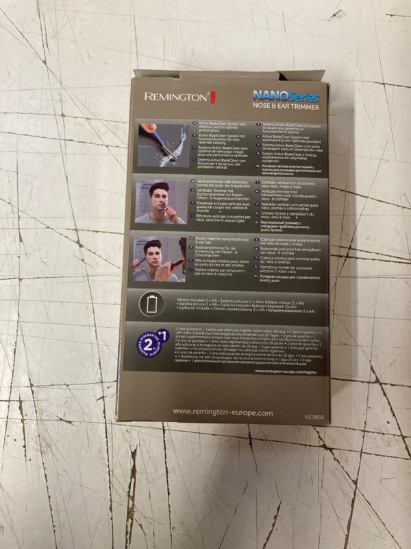 Lot 148  
            Nottingham SR3 - Delivery Only 

                
REMINGTON NANO SERIES NOSE AND EAR TRIMMER