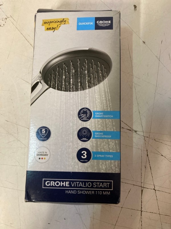 Lot 150  
            Nottingham SR3 - Delivery Only 

                
3 X ITEMS TO INCLUDE GROHE TEMPESTA F TRIGGER SPRAY 30