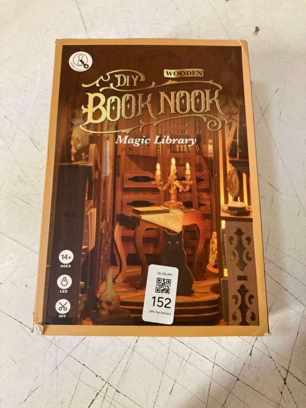 Lot 152  
            Nottingham SR3 - Delivery Only 

                
2 X ITEMS TO INCLUDE DIY WOODEN BOOK NOOK MAGIC LIBRARY - Image 3