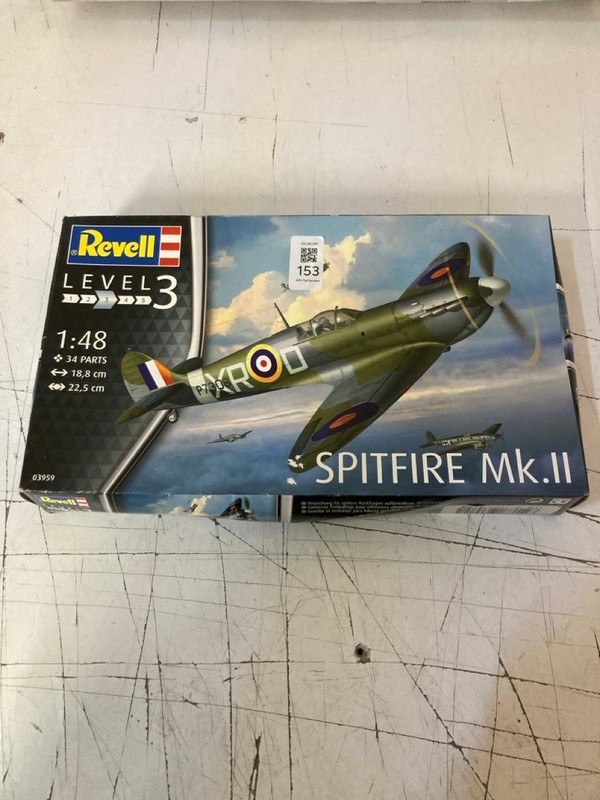 Lot 153  
            Nottingham SR3 - Delivery Only 

                
2 X ITEMS TO INCLUDE REVELL LEVEL 3 SPITFIRE MK.11 - Image 2