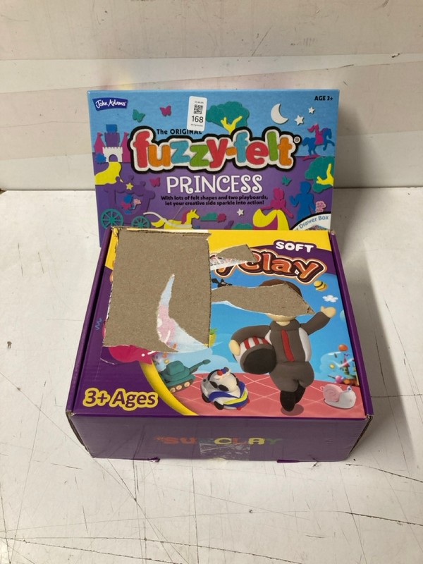 Lot 168  
            Nottingham SR3 - Delivery Only 

                
2 X ITEMS TO INCLUDE FUZZY-FELT PRINCESS