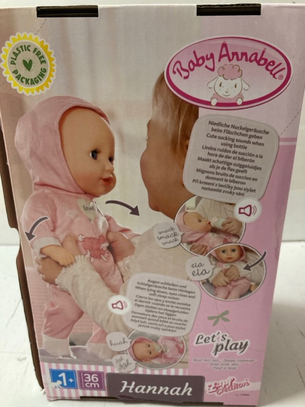 Lot 174  
            Nottingham SR3 - Delivery Only 

                
ZAPF CREATION HANNAH DOLL