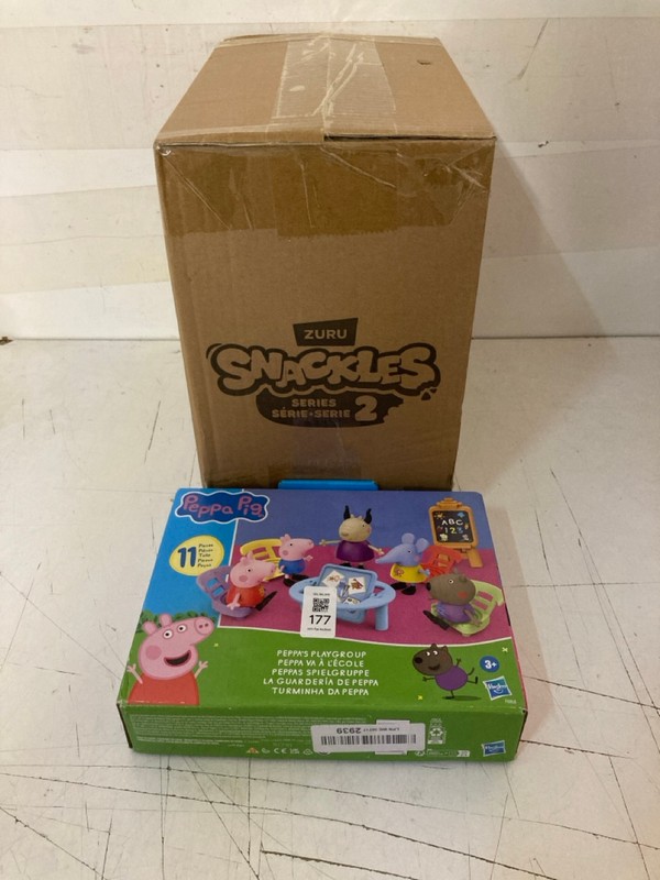 Lot 177  
            Nottingham SR3 - Delivery Only 

                
2 X ITEMS TO INCLUDE PEPPA PIG PEPPAS PLAYGROUP