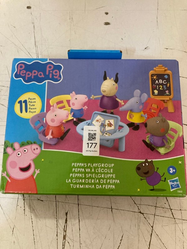 Lot 177  
            Nottingham SR3 - Delivery Only 

                
2 X ITEMS TO INCLUDE PEPPA PIG PEPPAS PLAYGROUP