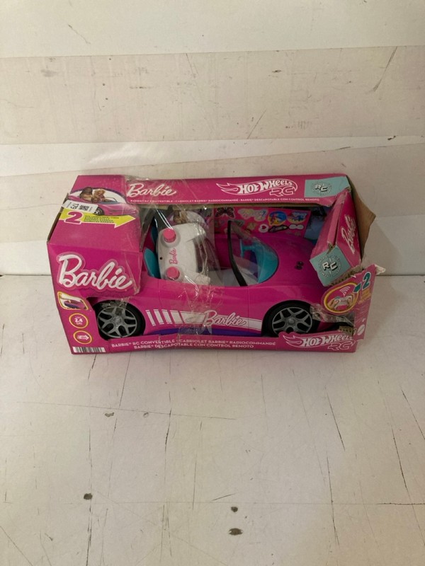 Lot 179  
            Nottingham SR3 - Delivery Only 

                
HOT WHEELS BARBIE RC CAR