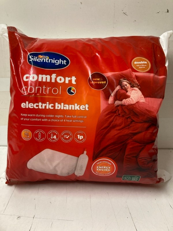 Lot 184  
            Nottingham SR3 - Delivery Only 

                
2 X SILENT NIGHT COMFORT CONTROL ELECTRIC BLANKET
