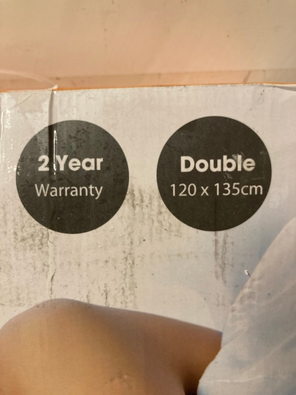 Lot 188  
            Nottingham SR3 - Delivery Only 

                
COZYTEK ELECTRIC BLANKET