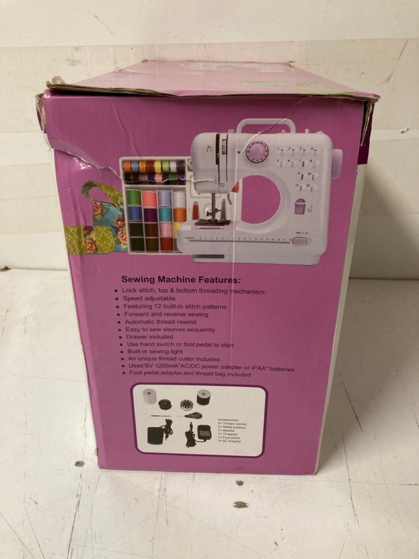 Lot 191  
            Nottingham SR3 - Delivery Only 

                
MINI MULTIFUNCTIONAL HOUSEHOLD SEWING MACHINE