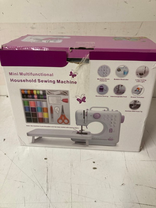 Lot 191  
            Nottingham SR3 - Delivery Only 

                
MINI MULTIFUNCTIONAL HOUSEHOLD SEWING MACHINE