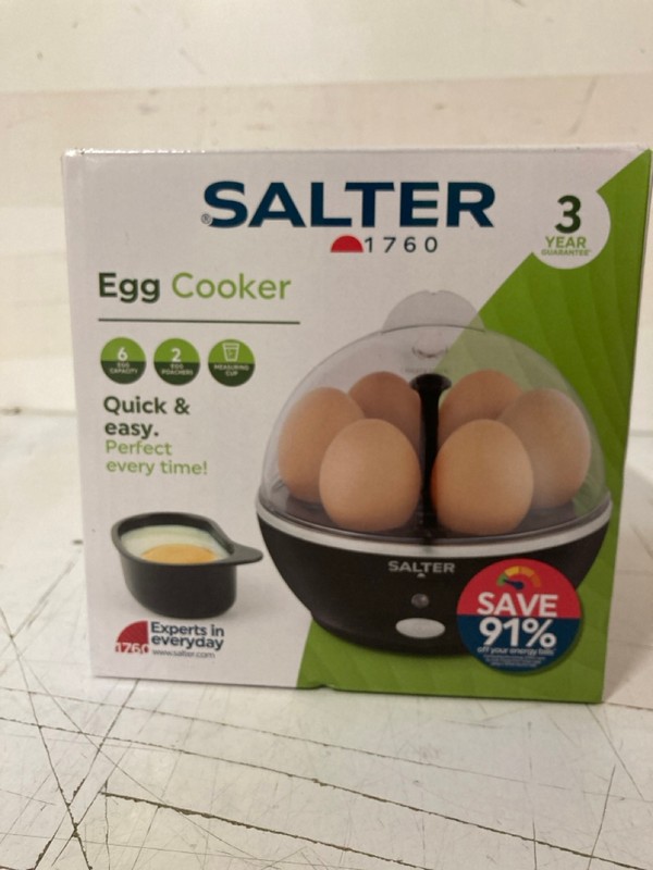 Lot 192  
            Nottingham SR3 - Delivery Only 

                
SALTER EGG COOKER - Image 2