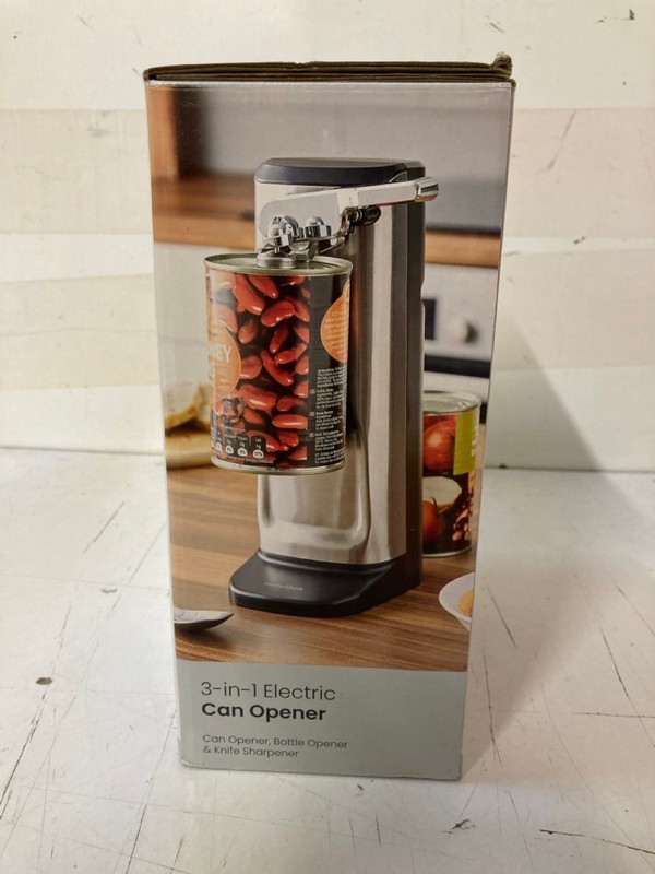 Lot 193  
            Nottingham SR3 - Delivery Only 

                
MORPHY RICHARDS 3 IN 1 ELECTRIC CAN OPENER - Image 3