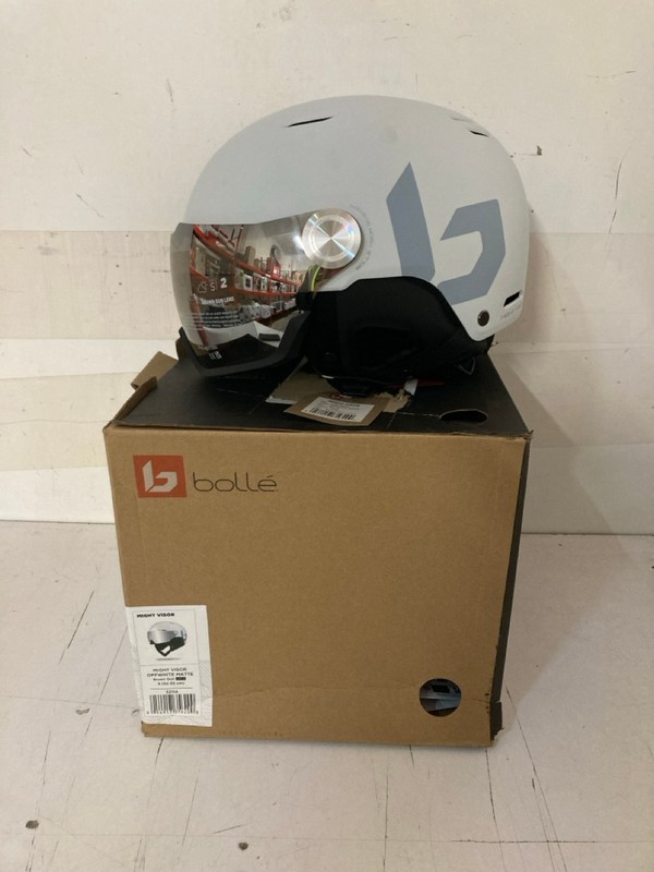 Lot 195  
            Nottingham SR3 - Delivery Only 

                
BOLLE MIGHT VISOR OFFWHITE MATTE