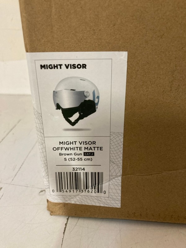 Lot 195  
            Nottingham SR3 - Delivery Only 

                
BOLLE MIGHT VISOR OFFWHITE MATTE