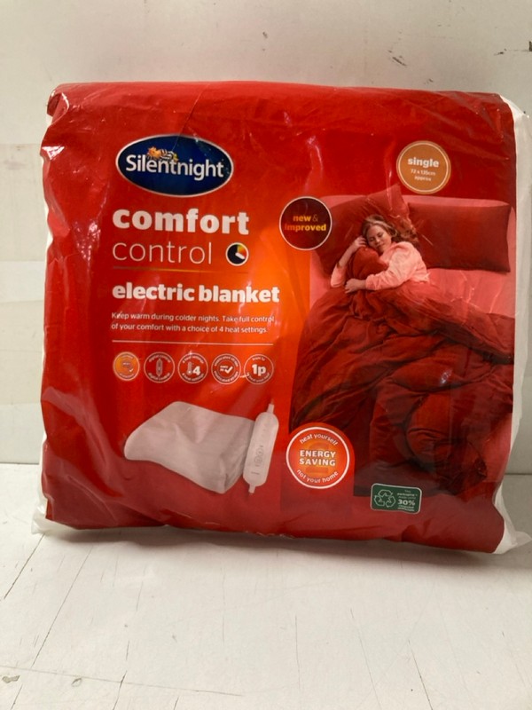 Lot 199  
            Nottingham SR3 - Delivery Only 

                
2 X SILENTNIGHT ELECTRIC BLANKET
