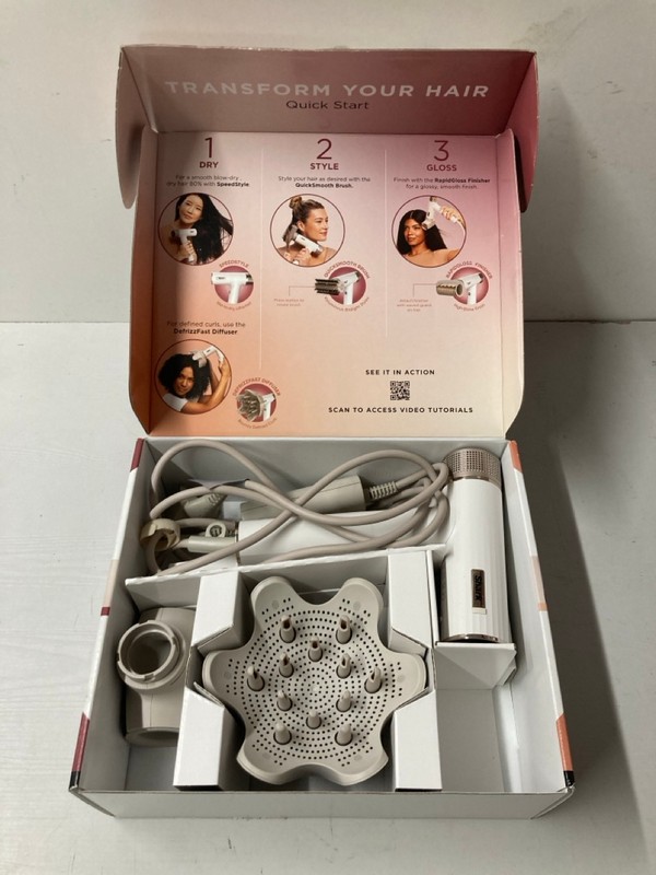 Lot 20  
            Nottingham SR3 - Delivery Only 

                
SHARK SPEED STYLE HIGH VELOCITY DRYER