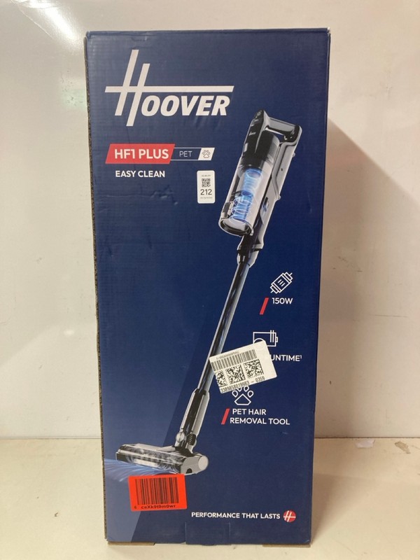 Lot 212  
            Nottingham SR3 - Delivery Only 

                
HOOVER CORDLESS VACUUM CLEANER HF1 PLUS