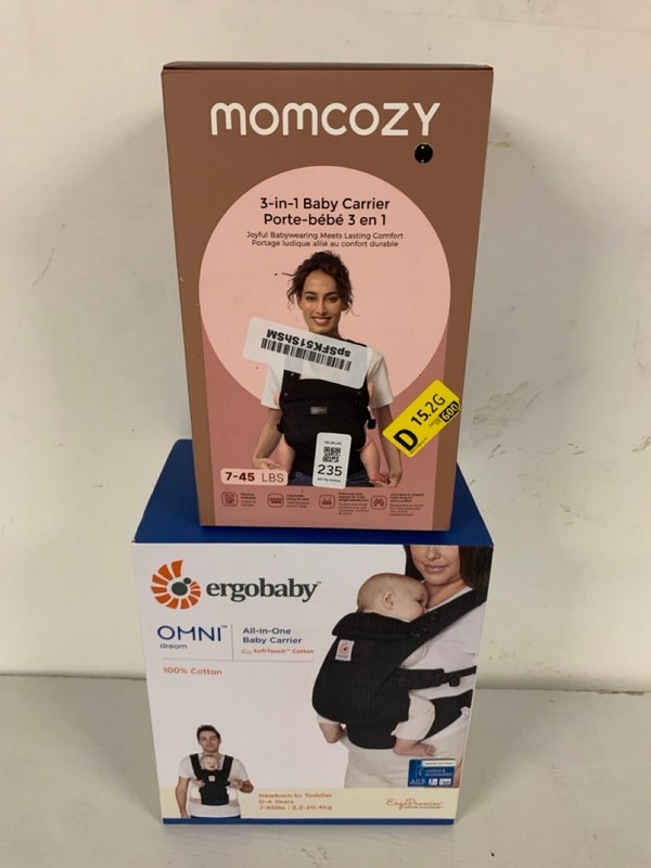 Lot 235  
            Nottingham SR3 - Delivery Only 

                
2 X ITEMS TO INCLUDE MOMCOZY 3 IN 1 BABY CARRIER