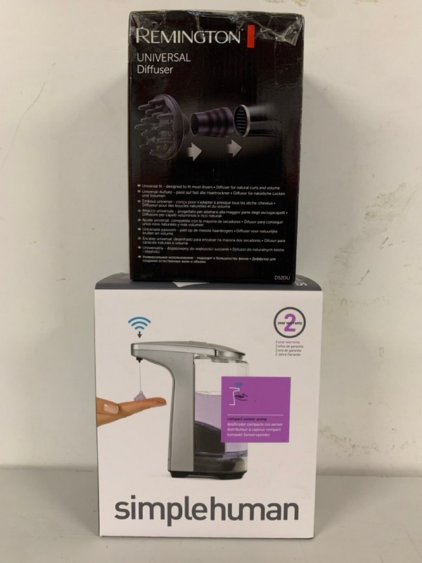 Lot 236  
            Nottingham SR3 - Delivery Only 

                
2 X ITEMS TO INCLUDE SIMPLE HUMAN SENSOR PUMP