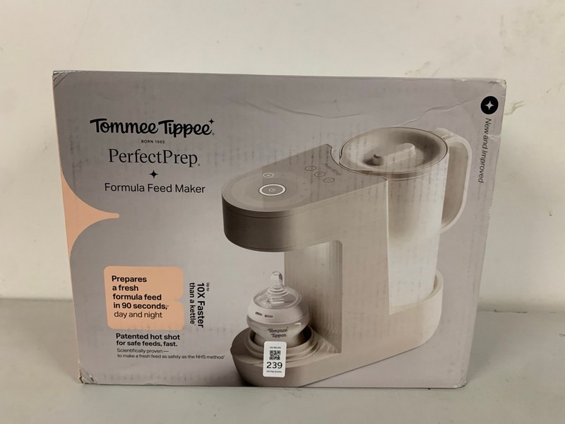 Lot 239  
            Nottingham SR3 - Delivery Only 

                
TOMMEE TIPPEE PERFECT PREP FORMULA FEED MAKER