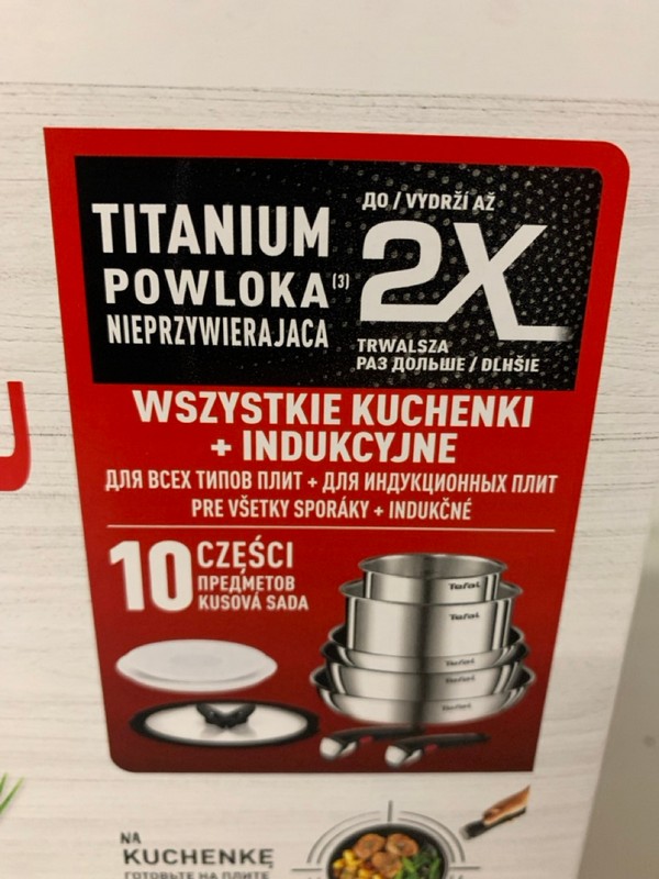 Lot 243  
            Nottingham SR3 - Delivery Only 

                
TEFAL INGENIO EMOTION STEEL PAN SET - Image 3