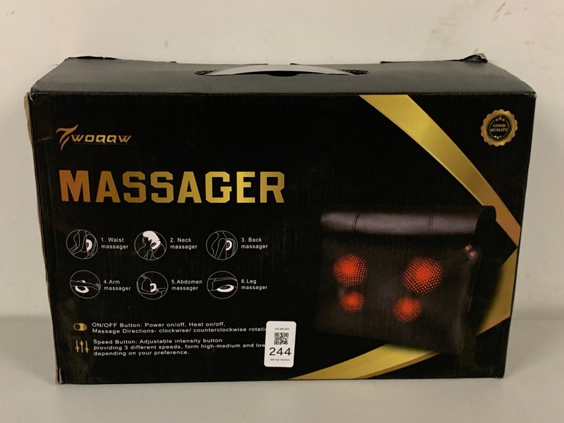 Lot 244  
            Nottingham SR3 - Delivery Only 

                
WOQQW MASSAGER