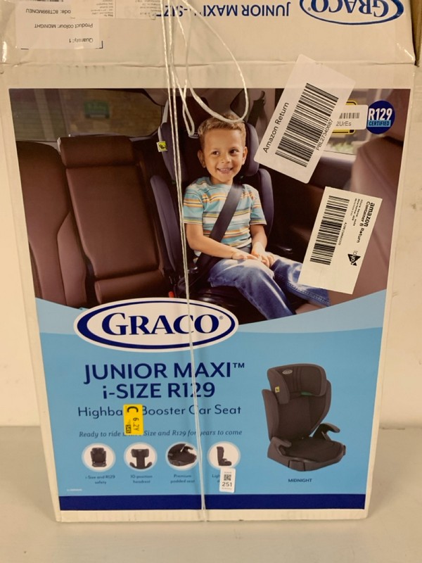 Lot 251  
            Nottingham SR3 - Delivery Only 

                
GRACO JUNIOR MAXI I-SIZE CAR SEAT